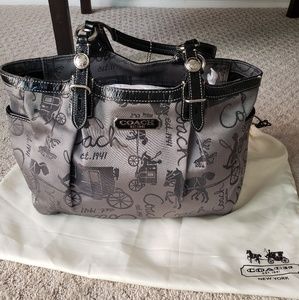 Coach Grey and Black Horse & Carriage